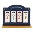 Set of 24 Celebration Keyrings on Display