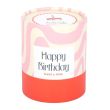 Happy Birthday Vanilla Cake Candle