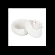 White Lotus Flower Trinket Box