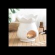White Lotus Flower Oil Burner