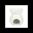 White Lotus Flower Oil Burner