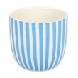 Blue Striped La Dolce Vita Plant Pot